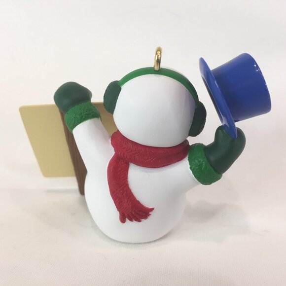 Hallmark Keepsake Millennium Christmas ornament Millennium Snowman dated 1999 - Picture 3 of 8